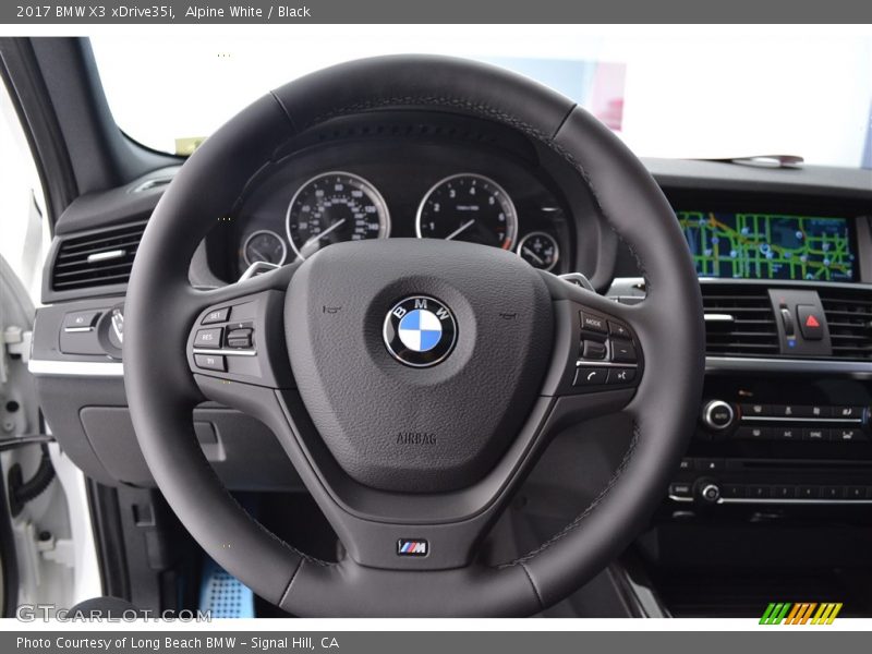 Alpine White / Black 2017 BMW X3 xDrive35i