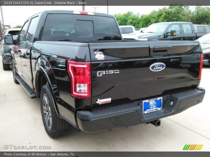 Shadow Black / Black 2016 Ford F150 XL SuperCrew