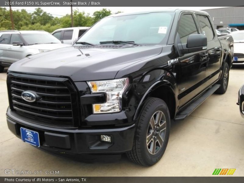 Shadow Black / Black 2016 Ford F150 XL SuperCrew