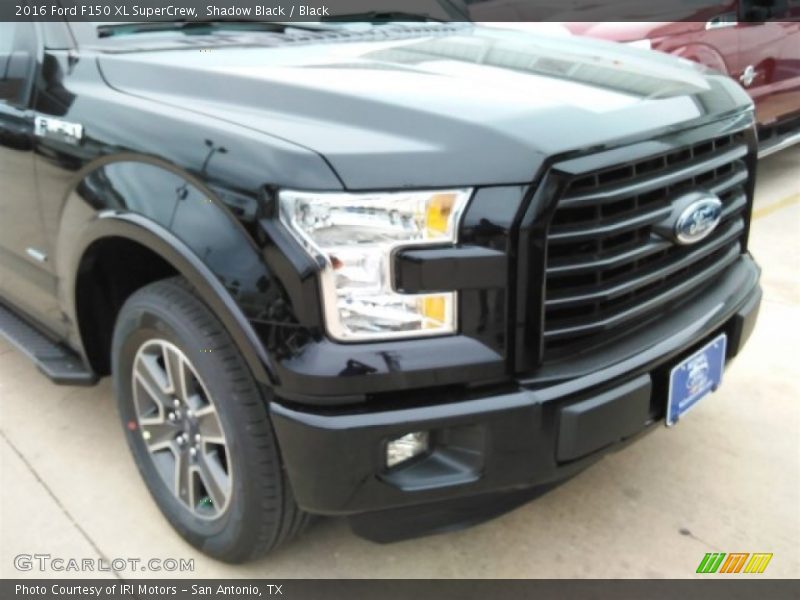Shadow Black / Black 2016 Ford F150 XL SuperCrew