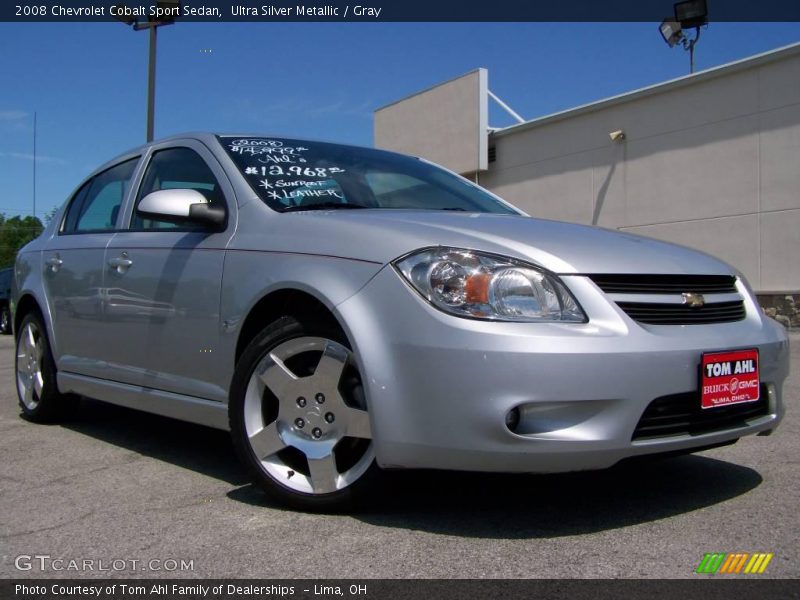 Ultra Silver Metallic / Gray 2008 Chevrolet Cobalt Sport Sedan