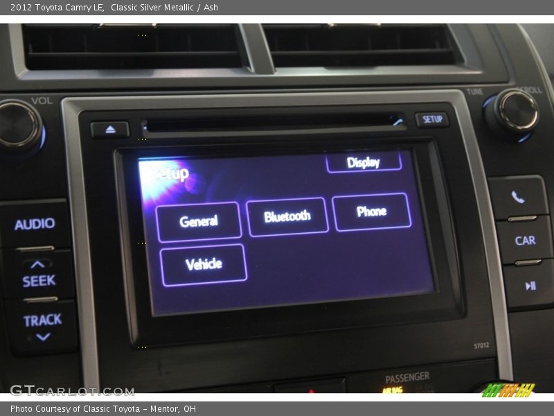 Classic Silver Metallic / Ash 2012 Toyota Camry LE