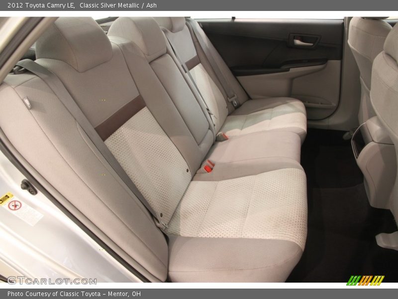 Classic Silver Metallic / Ash 2012 Toyota Camry LE