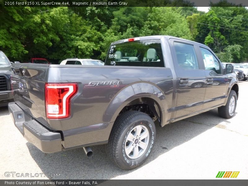 Magnetic / Medium Earth Gray 2016 Ford F150 XL SuperCrew 4x4