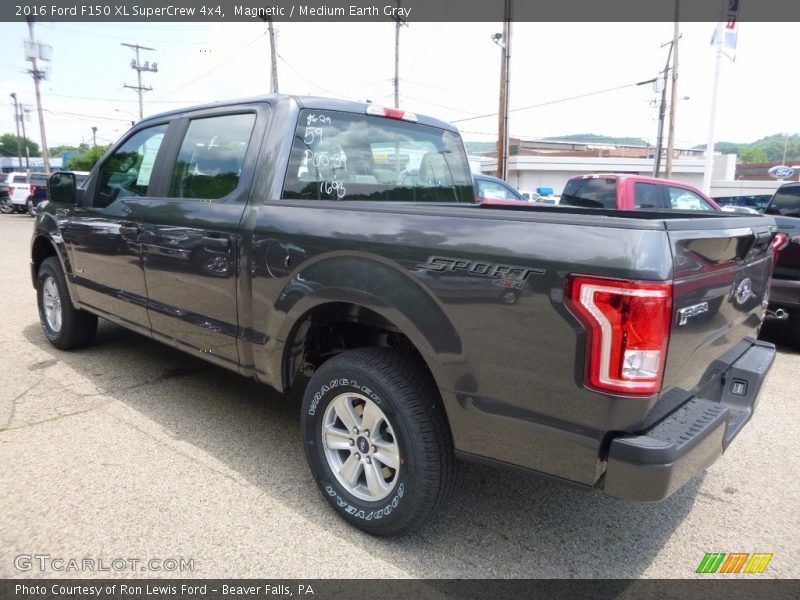 Magnetic / Medium Earth Gray 2016 Ford F150 XL SuperCrew 4x4