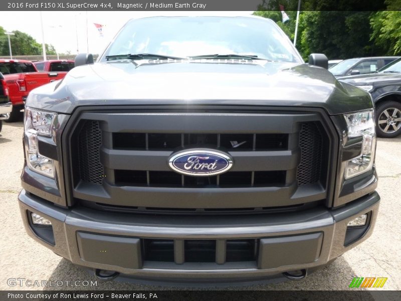 Magnetic / Medium Earth Gray 2016 Ford F150 XL SuperCrew 4x4