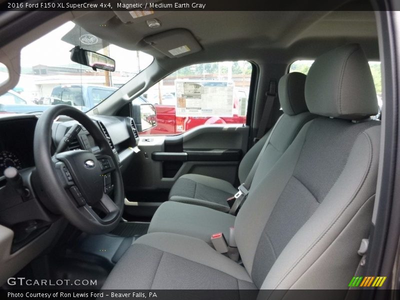 Magnetic / Medium Earth Gray 2016 Ford F150 XL SuperCrew 4x4