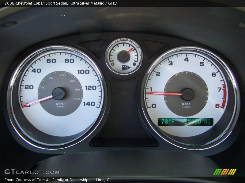 Ultra Silver Metallic / Gray 2008 Chevrolet Cobalt Sport Sedan