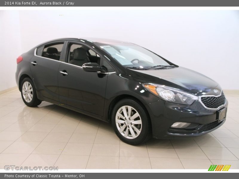 Aurora Black / Gray 2014 Kia Forte EX