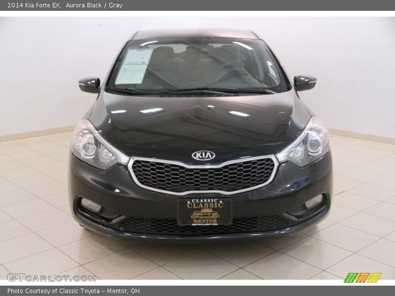 Aurora Black / Gray 2014 Kia Forte EX