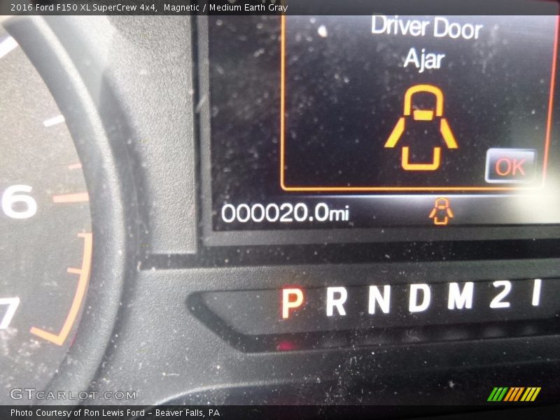 Magnetic / Medium Earth Gray 2016 Ford F150 XL SuperCrew 4x4