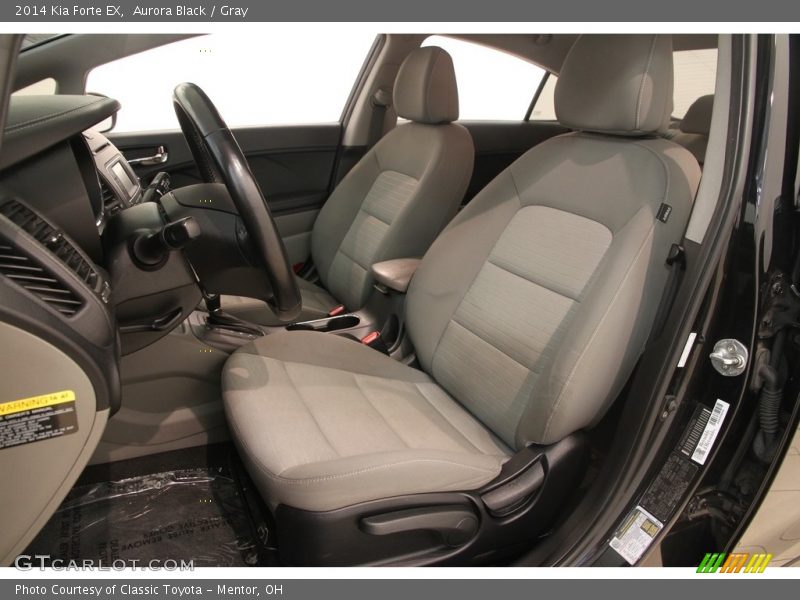 Aurora Black / Gray 2014 Kia Forte EX