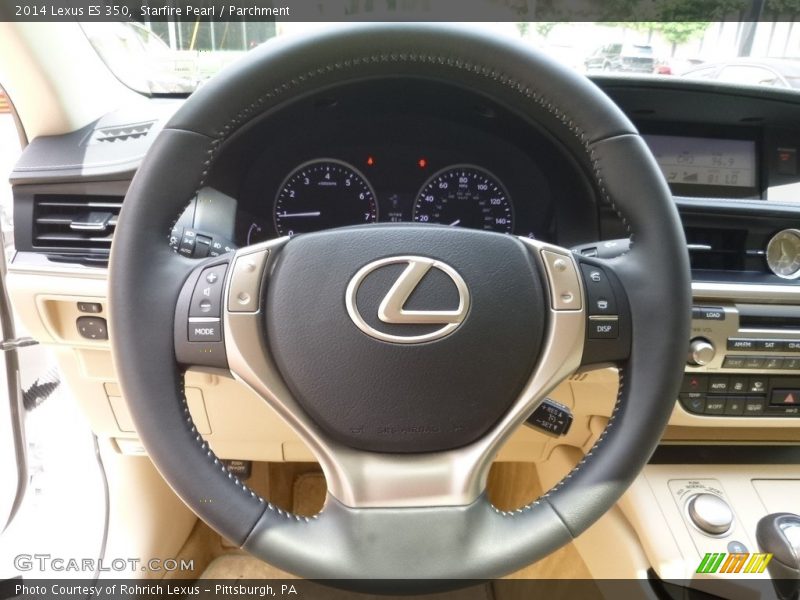 Starfire Pearl / Parchment 2014 Lexus ES 350
