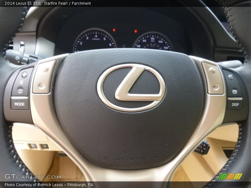 Starfire Pearl / Parchment 2014 Lexus ES 350