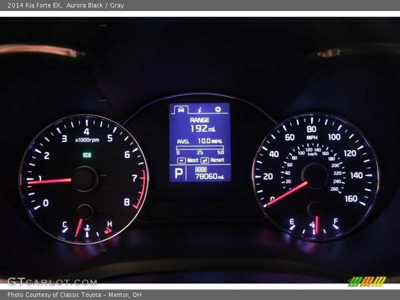 Aurora Black / Gray 2014 Kia Forte EX