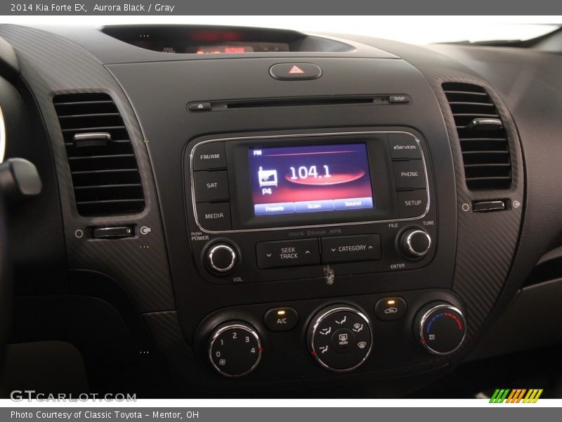 Aurora Black / Gray 2014 Kia Forte EX