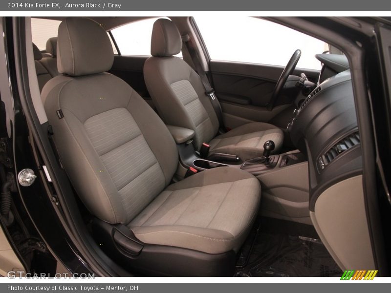 Aurora Black / Gray 2014 Kia Forte EX