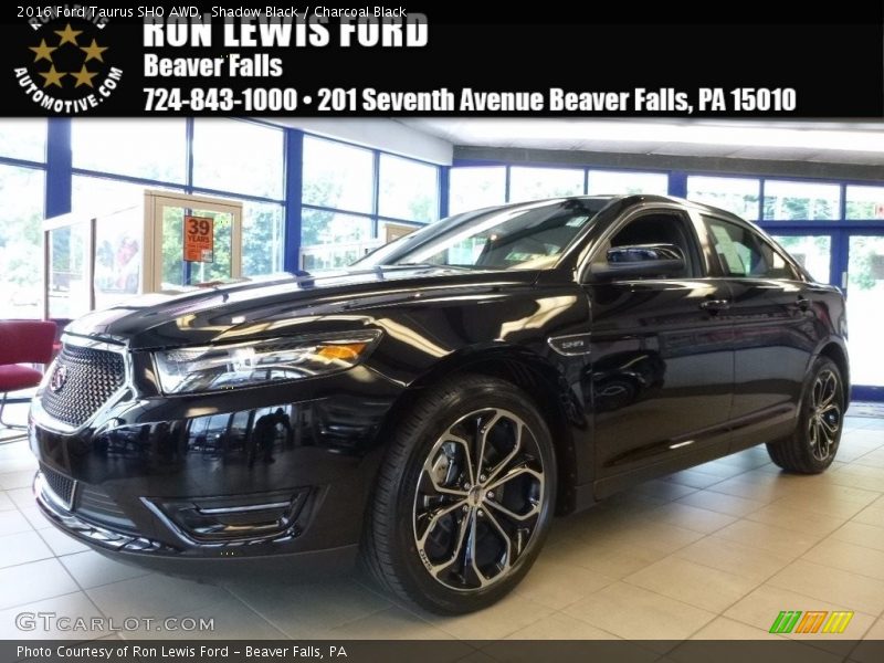 Shadow Black / Charcoal Black 2016 Ford Taurus SHO AWD