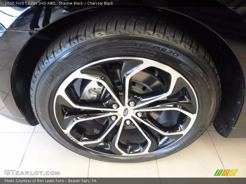 Shadow Black / Charcoal Black 2016 Ford Taurus SHO AWD