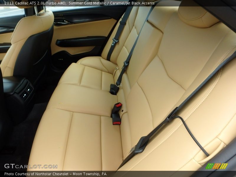 Summer Gold Metallic / Caramel/Jet Black Accents 2013 Cadillac ATS 2.0L Turbo AWD