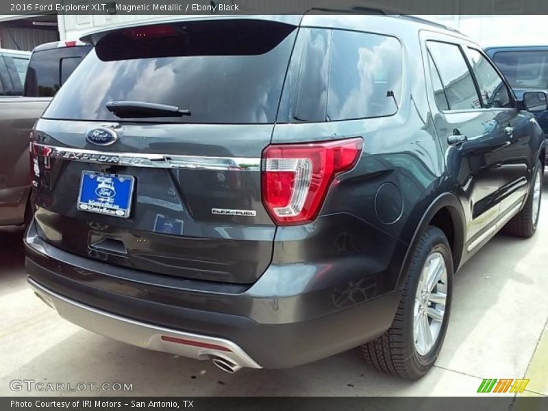 Magnetic Metallic / Ebony Black 2016 Ford Explorer XLT