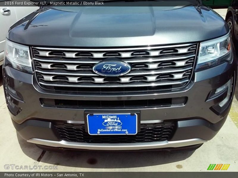 Magnetic Metallic / Ebony Black 2016 Ford Explorer XLT