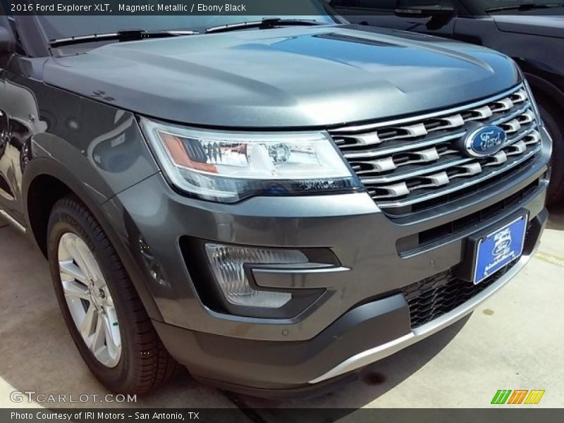 Magnetic Metallic / Ebony Black 2016 Ford Explorer XLT