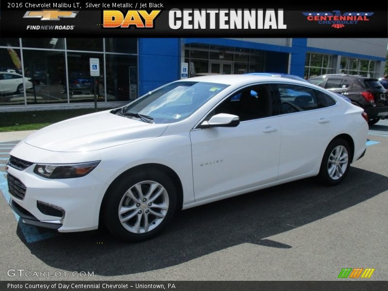 Silver Ice Metallic / Jet Black 2016 Chevrolet Malibu LT