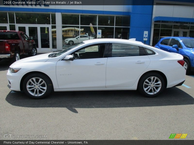 Silver Ice Metallic / Jet Black 2016 Chevrolet Malibu LT
