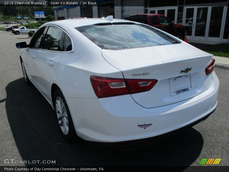 Silver Ice Metallic / Jet Black 2016 Chevrolet Malibu LT