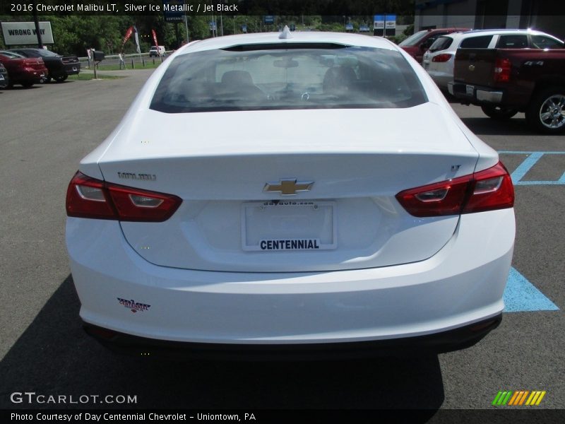 Silver Ice Metallic / Jet Black 2016 Chevrolet Malibu LT