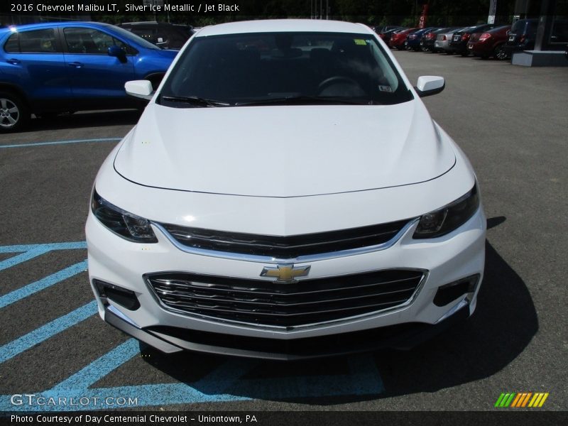 Silver Ice Metallic / Jet Black 2016 Chevrolet Malibu LT