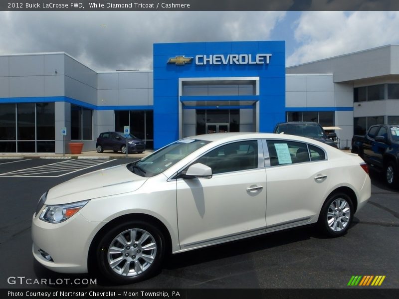 White Diamond Tricoat / Cashmere 2012 Buick LaCrosse FWD