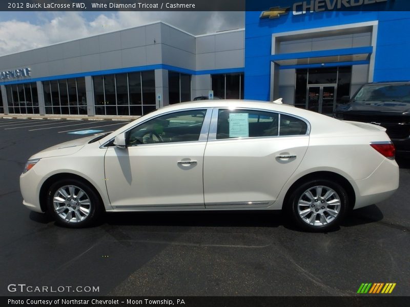 White Diamond Tricoat / Cashmere 2012 Buick LaCrosse FWD