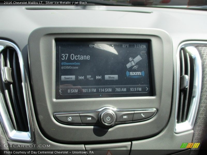 Silver Ice Metallic / Jet Black 2016 Chevrolet Malibu LT
