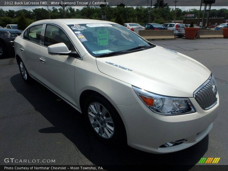 White Diamond Tricoat / Cashmere 2012 Buick LaCrosse FWD