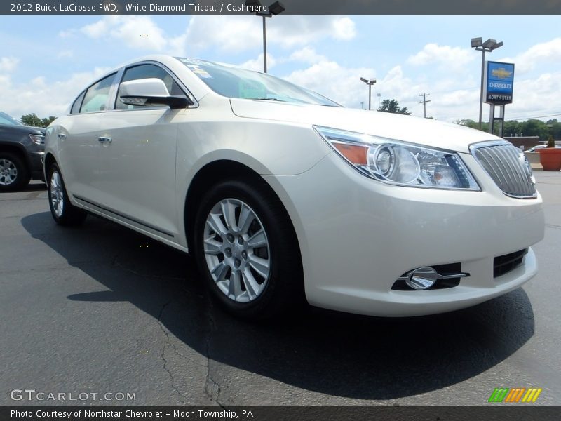 White Diamond Tricoat / Cashmere 2012 Buick LaCrosse FWD