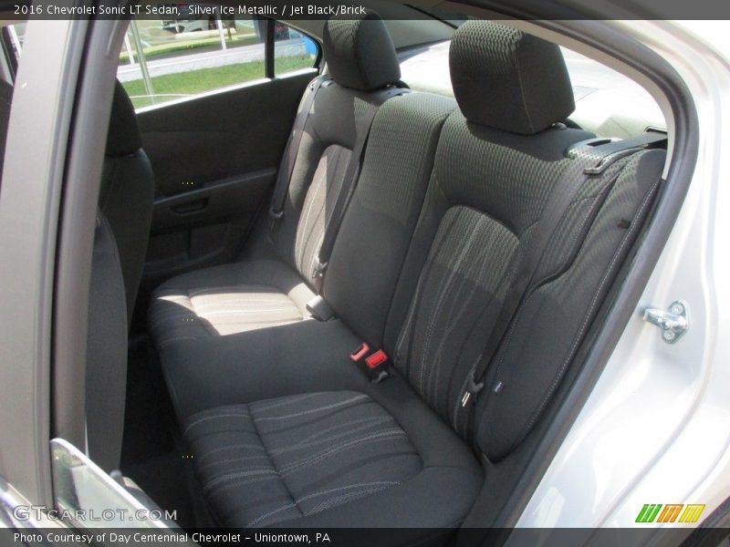 Silver Ice Metallic / Jet Black/Brick 2016 Chevrolet Sonic LT Sedan