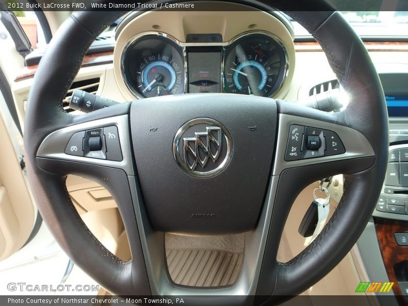 White Diamond Tricoat / Cashmere 2012 Buick LaCrosse FWD