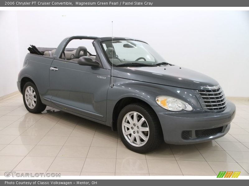 Magnesium Green Pearl / Pastel Slate Gray 2006 Chrysler PT Cruiser Convertible