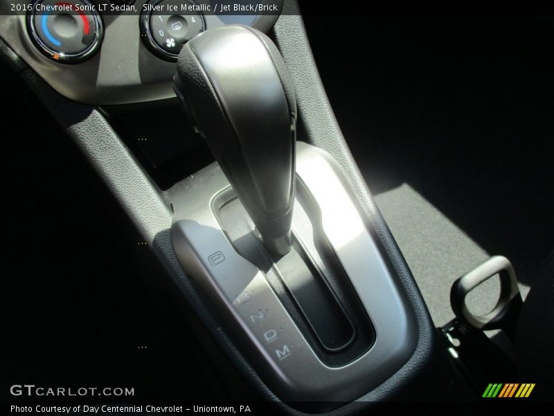 Silver Ice Metallic / Jet Black/Brick 2016 Chevrolet Sonic LT Sedan