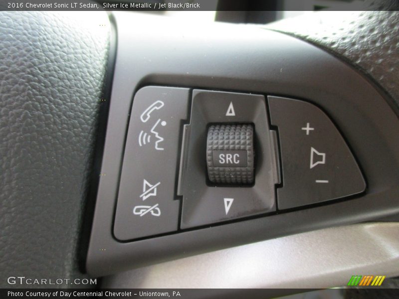 Silver Ice Metallic / Jet Black/Brick 2016 Chevrolet Sonic LT Sedan