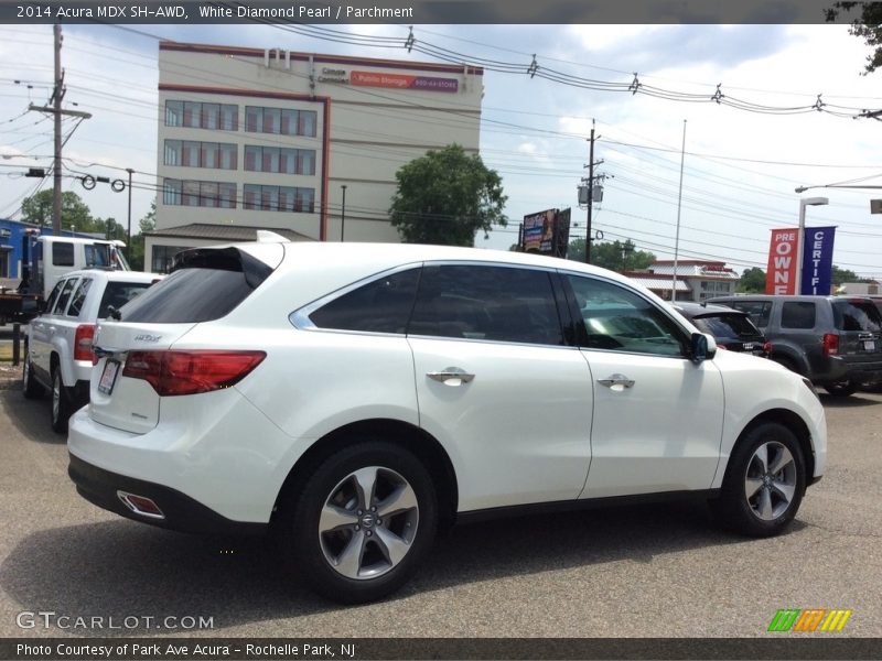 White Diamond Pearl / Parchment 2014 Acura MDX SH-AWD