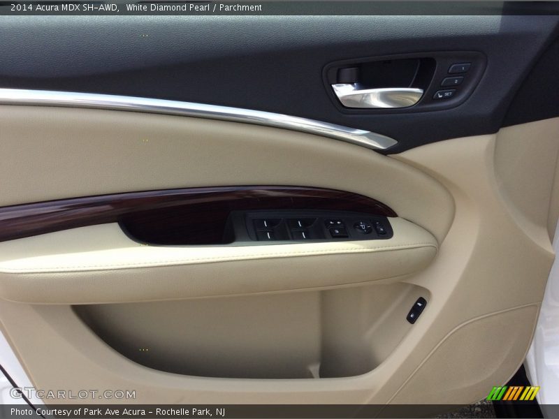 White Diamond Pearl / Parchment 2014 Acura MDX SH-AWD