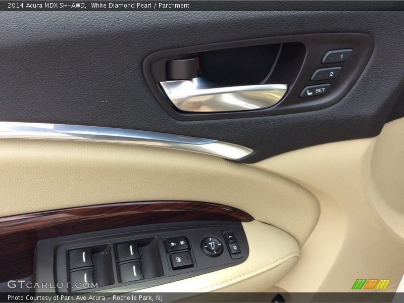 White Diamond Pearl / Parchment 2014 Acura MDX SH-AWD