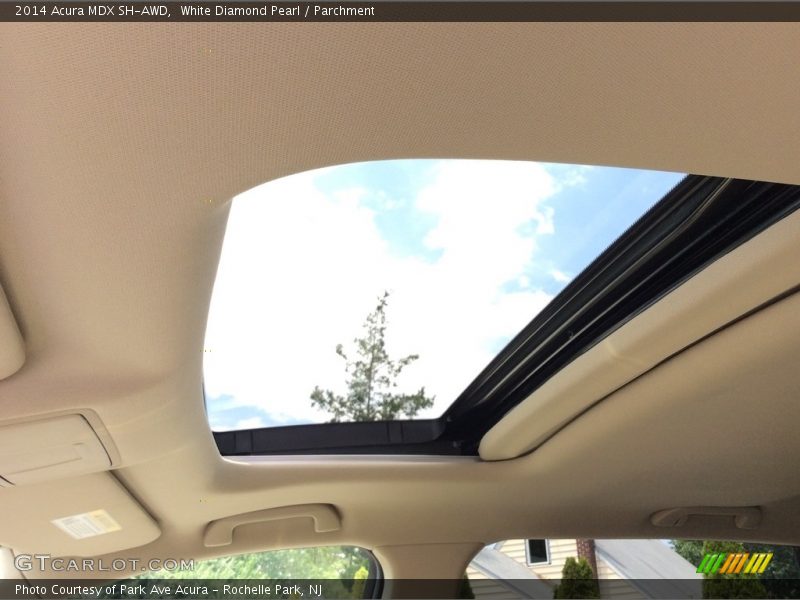 White Diamond Pearl / Parchment 2014 Acura MDX SH-AWD