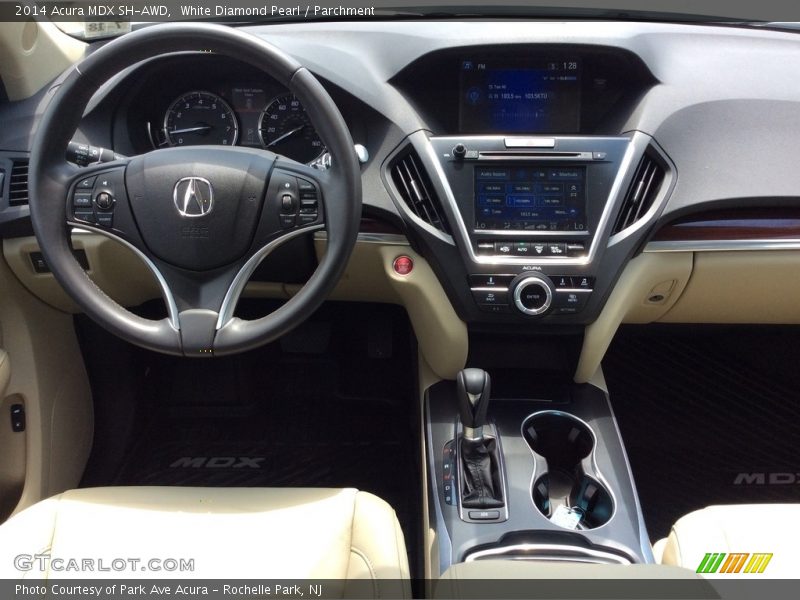 White Diamond Pearl / Parchment 2014 Acura MDX SH-AWD