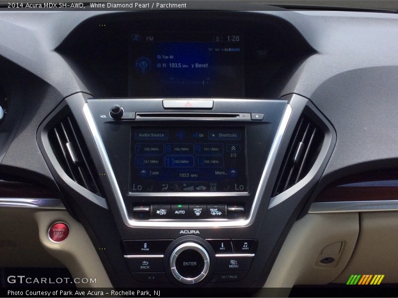 White Diamond Pearl / Parchment 2014 Acura MDX SH-AWD