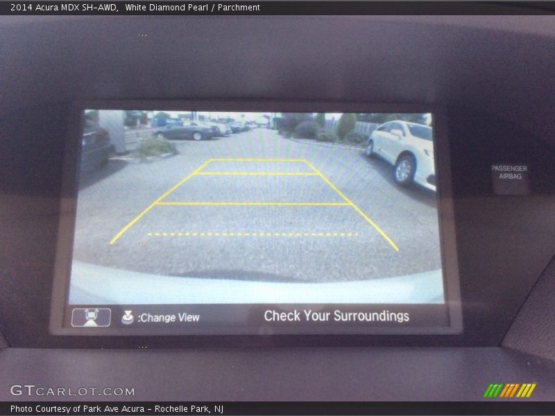 White Diamond Pearl / Parchment 2014 Acura MDX SH-AWD