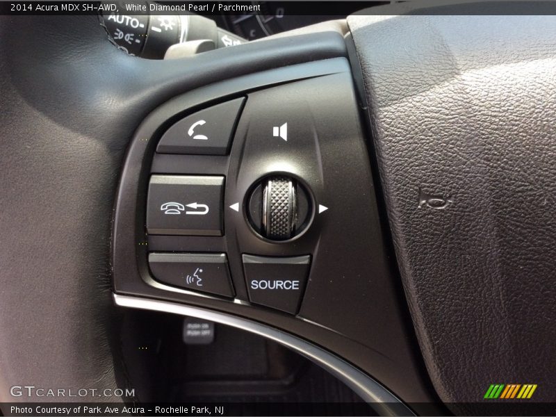 White Diamond Pearl / Parchment 2014 Acura MDX SH-AWD